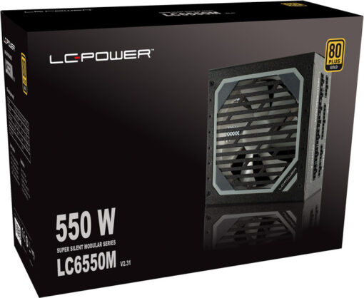 LC-Power LC6550M rev. 2.31 550W Full Modular 80 Plus Gold - Image 6