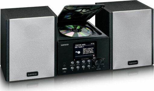 Lenco Ηχοσύστημα 2.0 MC-250 MC-250 30W με CD / Digital Media Player, WiFi και Bluetooth Μαύρο - Image 3