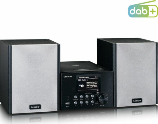 Lenco Ηχοσύστημα 2.0 MC-250 MC-250 30W με CD / Digital Media Player, WiFi και Bluetooth Μαύρο - Image 2