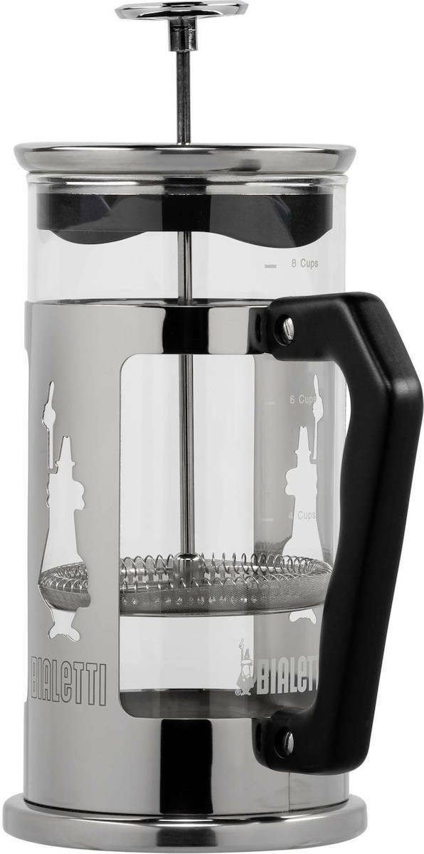 Bialetti Preziosa Καφετιέρα Γαλλικού Χειρός Ανοξείδωτη Ασημί 1lt - Image 3