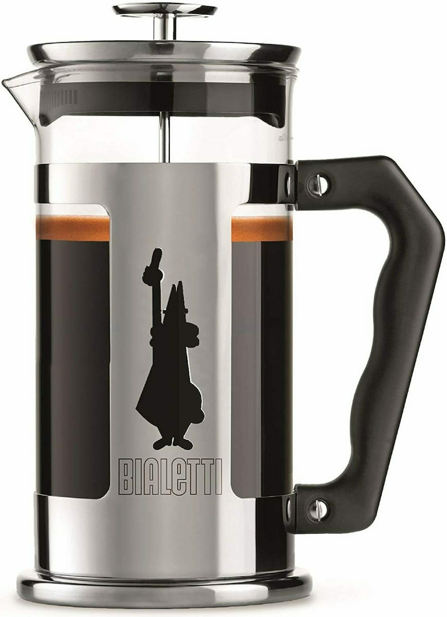 Bialetti Preziosa Καφετιέρα Γαλλικού Χειρός Ανοξείδωτη Ασημί 1lt - Image 4