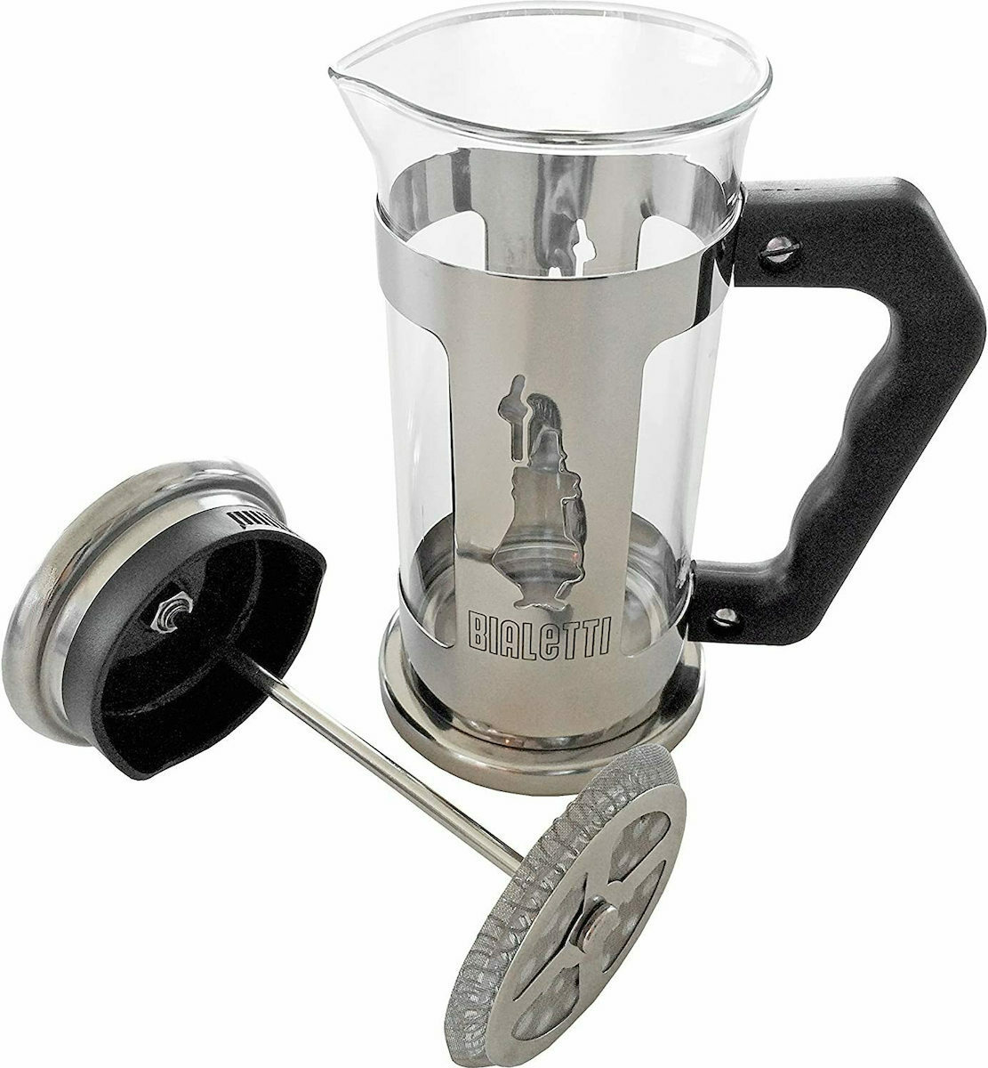 Bialetti Preziosa Καφετιέρα Γαλλικού Χειρός Ανοξείδωτη Ασημί 1lt - Image 5