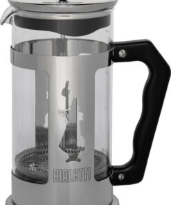 Bialetti Preziosa Καφετιέρα Γαλλικού Χειρός Ανοξείδωτη Ασημί 1lt