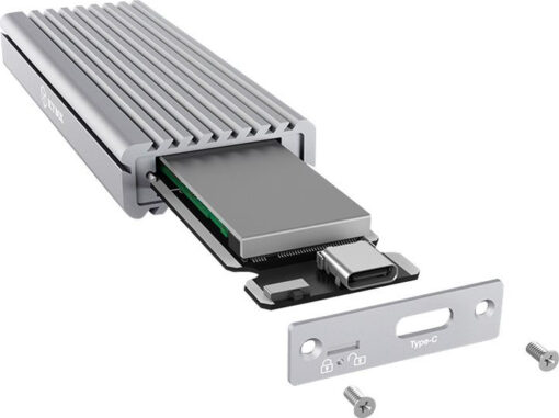 Icy Box Θήκη για Σκληρό Δίσκο M.2 PCI Express NVME με σύνδεση Type-C σε Γκρι χρώμα - Image 4