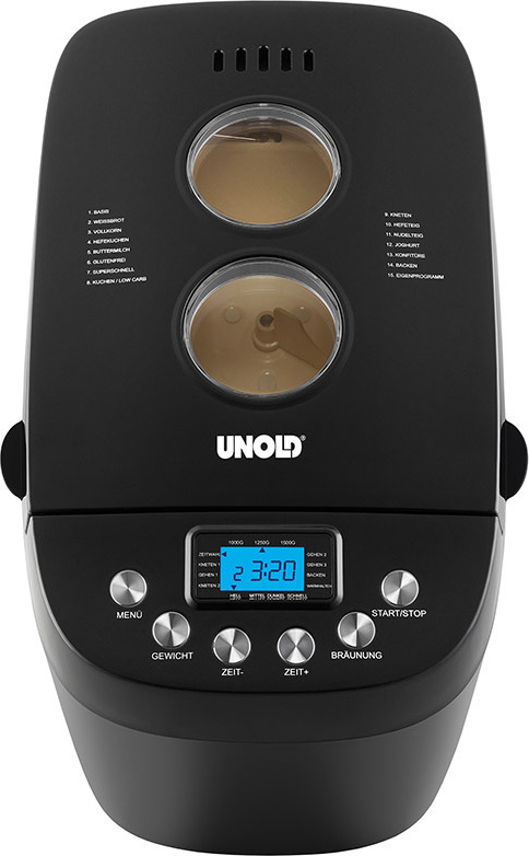 Unold Big 68525 Αρτοπαρασκευαστής 850W Χωρητικότητας 1500gr με 15 Προγράμματα - Image 4