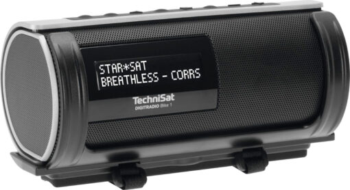 Technisat DigitRadio Bike 1 Φορητό Ραδιόφωνο Επαναφορτιζόμενο DAB+ με Bluetooth Μαύρο - Image 2
