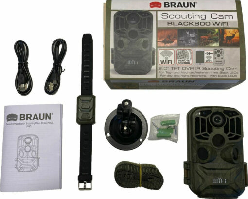 Braun Phototechnik Scouting Black 800 Wifi Κάμερα Κυνηγιού Νυχτερινής Λήψης με Ανίχνευση Κίνησης - Image 6