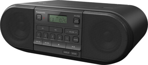Panasonic Φορητό Ηχοσύστημα με CD / MP3 / USB / Ραδιόφωνο σε Μαύρο Χρώμα