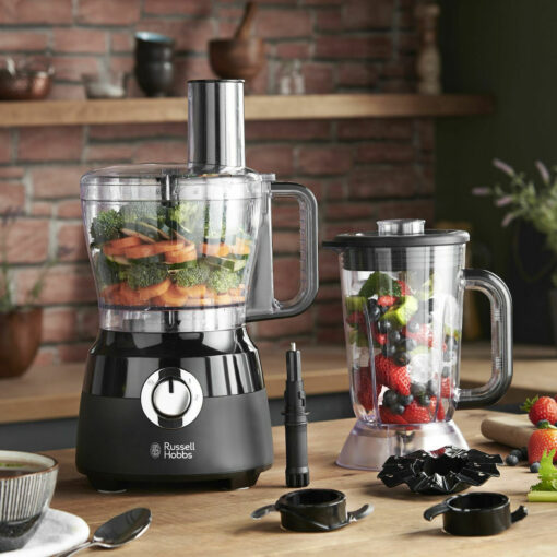 Russell Hobbs -56 Πολυμίξερ 600W με Κάδο 1.5lt και Κανάτα Μπλέντερ Μαύρο - Image 4