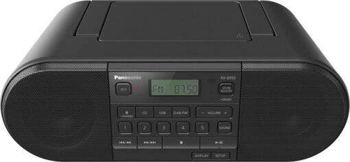 Panasonic Φορητό Ηχοσύστημα με Bluetooth / CD / MP3 / USB / Ραδιόφωνο σε Μαύρο Χρώμα - Image 2