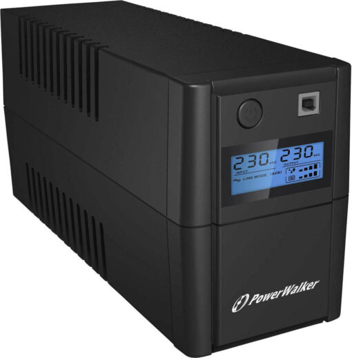 Powerwalker VI 850 SE LCD/IEC UPS Line-Interactive 850VA 480W - Image 2
