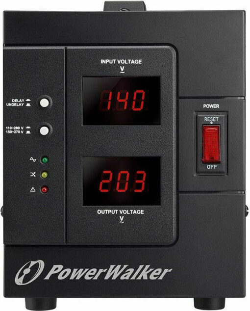 Powerwalker AVR 2000 SIV Σταθεροποιητής Τάσης 2000VA με 2 Πρίζες Ρεύματος - Image 4