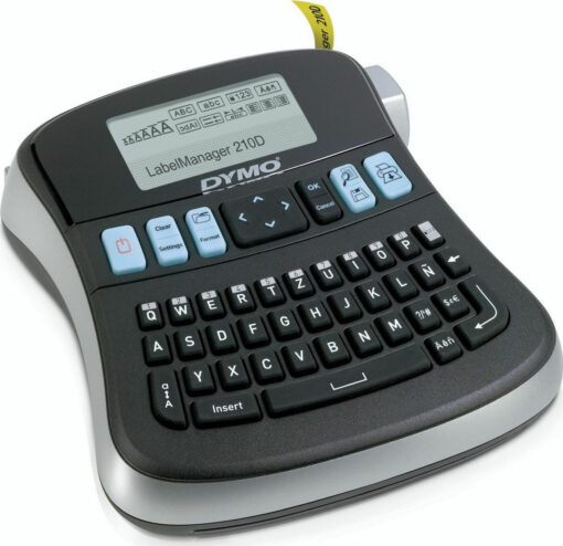 Dymo LabelManager 210 D with Case Ηλεκτρονικός Ετικετογράφος Χειρός σε Μαύρο Χρώμα - Image 4