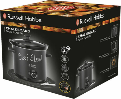 Russell Hobbs Ηλεκτρική Γάστρα 200W με Χωρητικότητα 3.5lt Μαύρη - Image 2