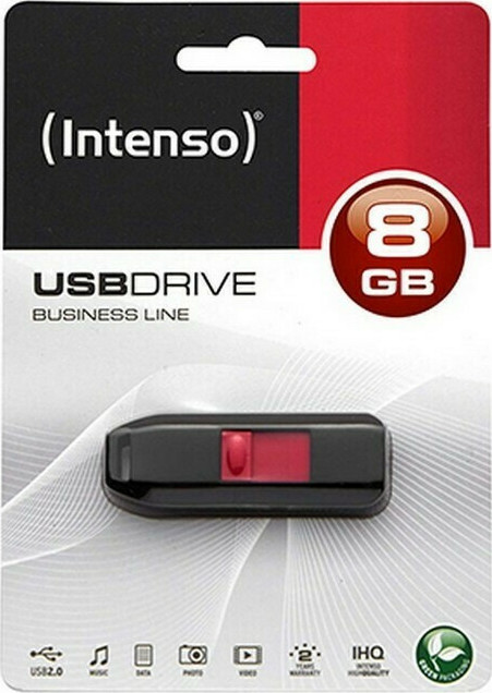 Intenso Business Line 8GB USB 2.0 Μαύρο - Image 4