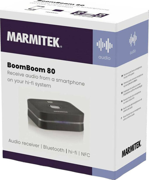 Marmitek Boomboom 80 Bluetooth Receiver με θύρα εξόδου 3.5mm Jack και NFC - Image 3