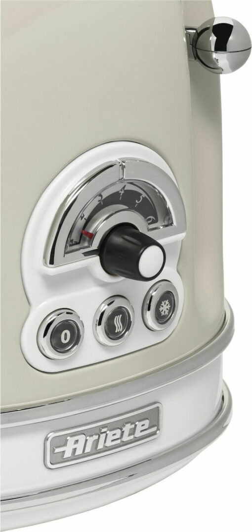 Ariete Vintage 0155/03 Φρυγανιέρα 2 Θέσεων 810W Μπεζ - Image 5