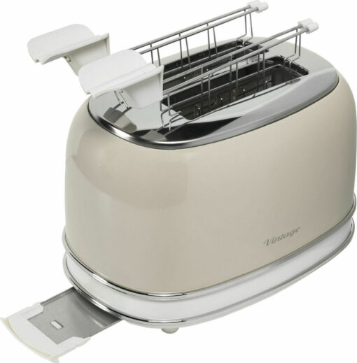 Ariete Vintage 0155/03 Φρυγανιέρα 2 Θέσεων 810W Μπεζ - Image 3
