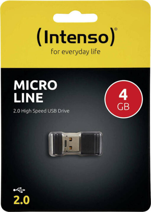 Intenso Micro Line 4GB USB 2.0 Μαύρο - Image 5
