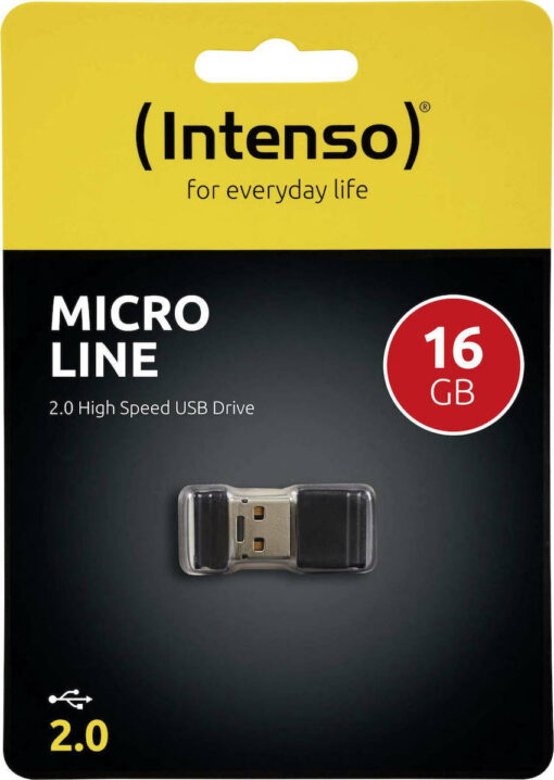 Intenso Micro Line 16GB USB 2.0 Μαύρο - Image 5