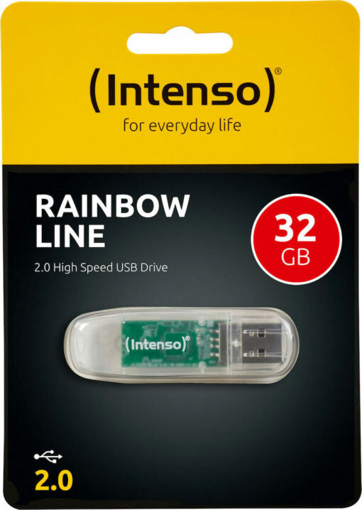 Intenso Rainbow Line 32GB USB 2.0 Γκρι - Image 4