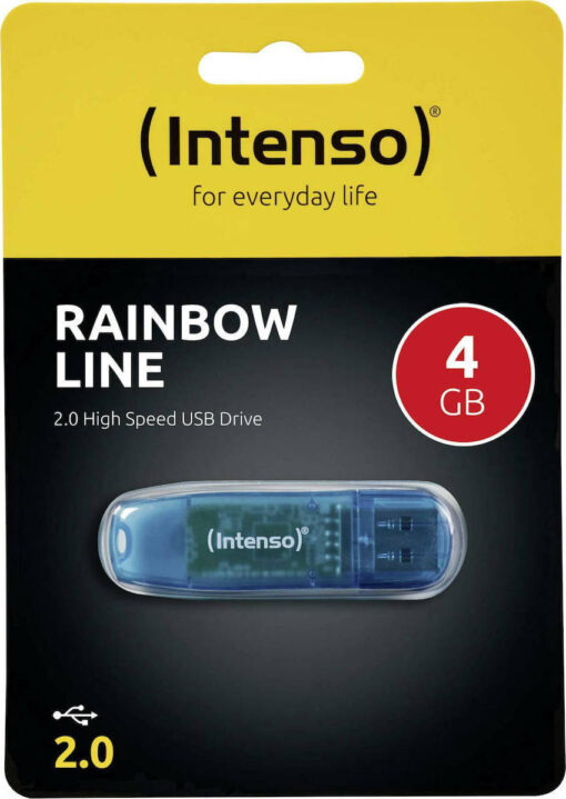 Intenso Rainbow Line 4GB USB 2.0 Μπλε - Image 5