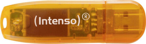 Intenso Rainbow Line 64GB USB 2.0 Πορτοκαλί