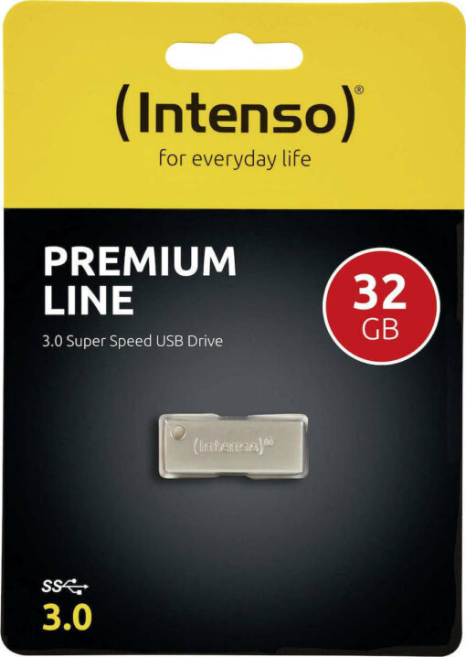 Intenso Premium Line 32GB USB 3.0 Ασημί - Image 5