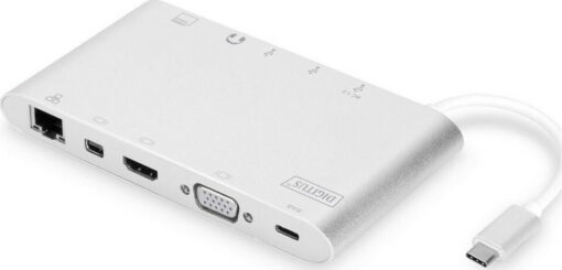 Digitus USB-C Docking Station με HDMI/DisplayPort 4K PD Ethernet (DA-70861)