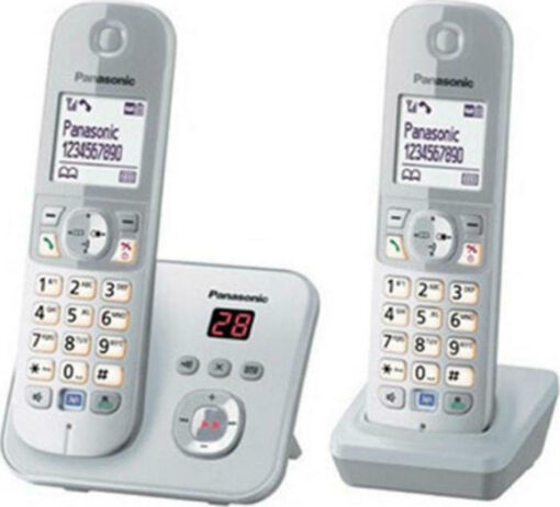 Panasonic KX-TG6822 Duo Ασημί - Image 4