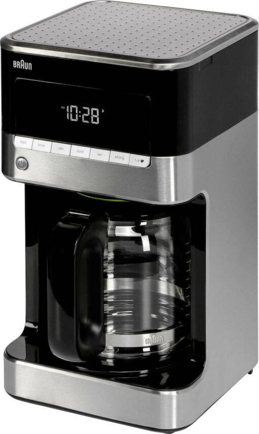 Braun PurAroma 7 KF 7120 Black Προγραμματιζόμενη Καφετιέρα Φίλτρου 1000W Silver - Image 3