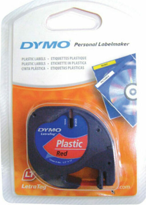 Dymo 91203 Ταινία Ετικετογράφου 4m x 12mm σε Κόκκινο Χρώμα - Image 3