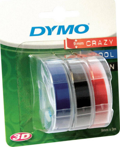 Dymo Ταινία Ετικετογράφου 3m x 9mm Πολύχρωμη 3τμχ
