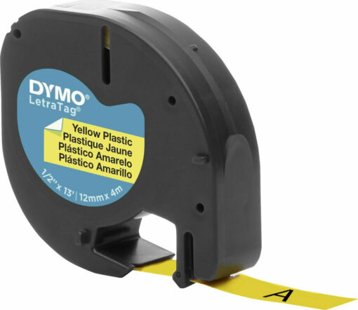 Dymo 91202 Ταινία Ετικετογράφου 4m x 12mm σε Κίτρινο Χρώμα