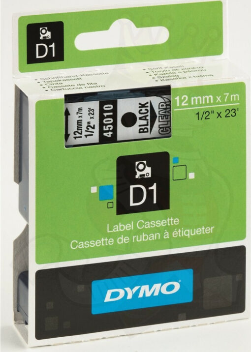 Dymo 45010 Ταινία Ετικετογράφου 7m x 12mm σε Διάφανο Χρώμα - Image 4