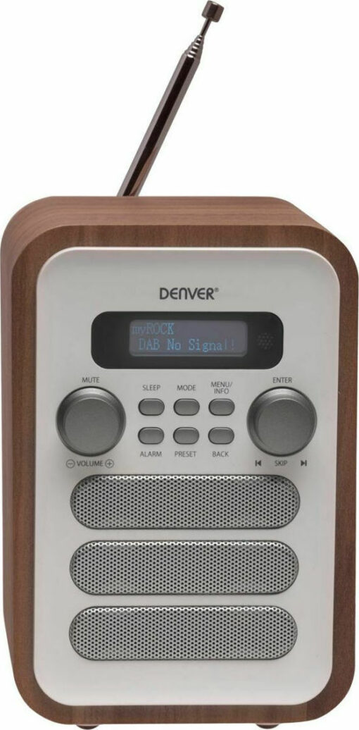 Denver DAB-48 Φορητό Ραδιόφωνο Ρεύματος DAB+ με Bluetooth Λευκό - Image 4