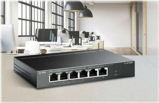 TP-LINK TL-SF1006P v1 Unmanaged L2 PoE+ - Image 6