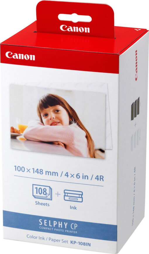 Canon KP-108IN Φωτογραφικό Χαρτί Selphy CP A6 (10x15) για Εκτυπωτές Θερμικής Εξάχνωσης/Μεταφοράς 108 Φύλλα - Image 2