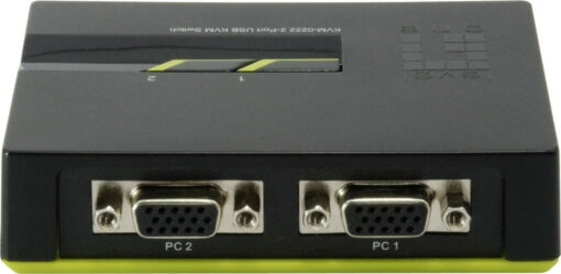 Level One KVM-0222 2 PC VGA+USB Black Edition - Image 4