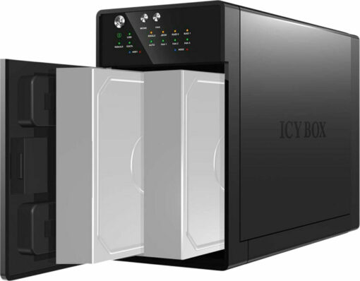 Icy Box Θήκη για 2 Σκληρούς Δίσκους 3.5" SATA III με σύνδεση USB 3.0 / eSATA - Image 3