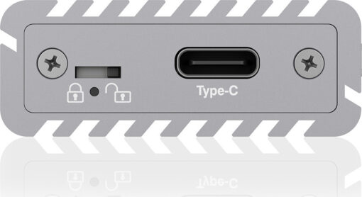 Icy Box Θήκη για Σκληρό Δίσκο M.2 PCI Express NVME με σύνδεση Type-C σε Γκρι χρώμα - Image 2