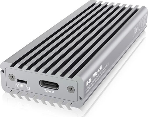 Icy Box Θήκη για Σκληρό Δίσκο M.2 PCI Express NVME με σύνδεση Type-C σε Γκρι χρώμα - Image 5