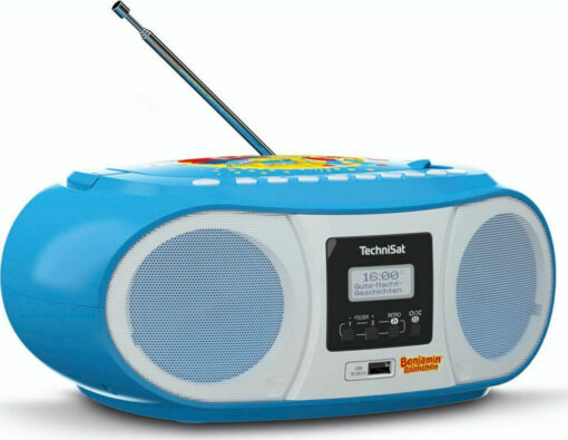 Technisat Φορητό Ηχοσύστημα Digitradio 1990 Benjamin Blümchen με Bluetooth / CD / MP3 / USB / Ραδιόφωνο σε Μπλε Χρώμα - Image 2