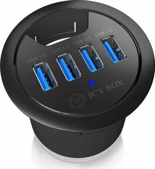 Icy Box USB 3.0 Hub 4 Θυρών με σύνδεση USB-A