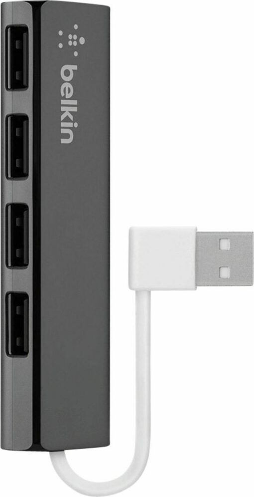 Belkin USB 2.0 Hub 4 Θυρών με σύνδεση USB-A & Θύρα Φόρτισης