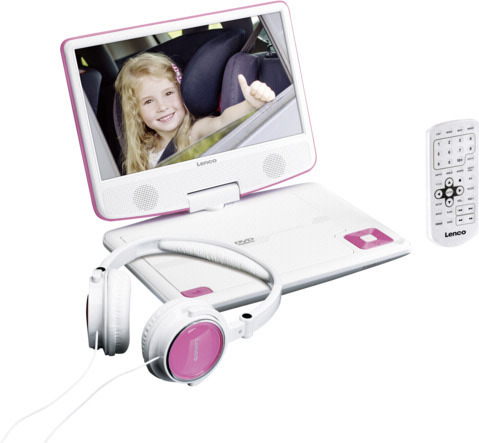 Lenco DVP-910 Φορητό DVD Player με Οθόνη 9" Ροζ - Image 6