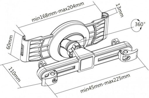 Reflecta Tabula Βάση Κινητού & Tablet Αυτοκινήτου Μαύρη - Image 6