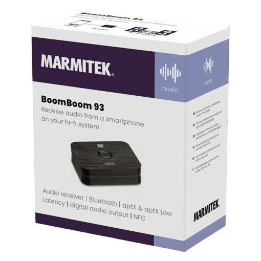 Marmitek Boomboom 93 HD v1 Bluetooth 3.0 Receiver με θύρες εξόδου 3.5mm Jack / Optical και NFC - Image 5