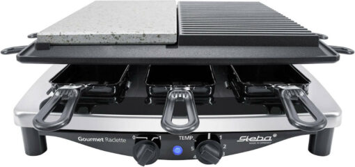 Steba RC 4 Plus Deluxe Ψησταριά Λείας & Αυλακωτής Πλάκας 1450W - Image 6