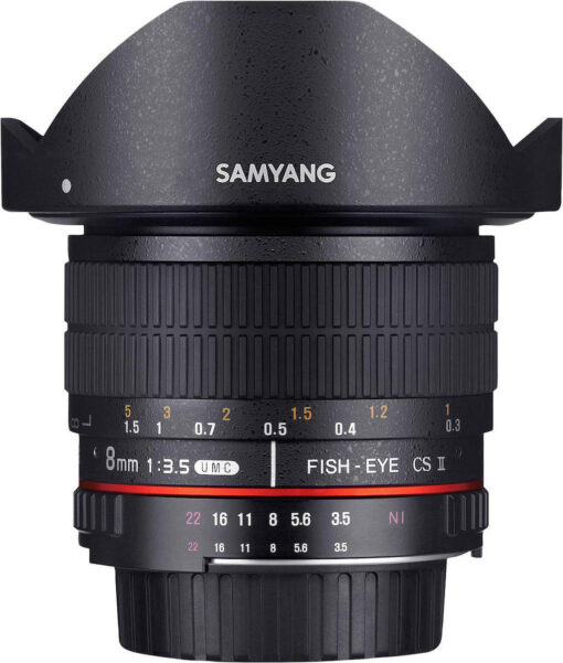 Samyang 8mm f/3.5 UMC CS II Crop Frame για Canon EF-M Μount